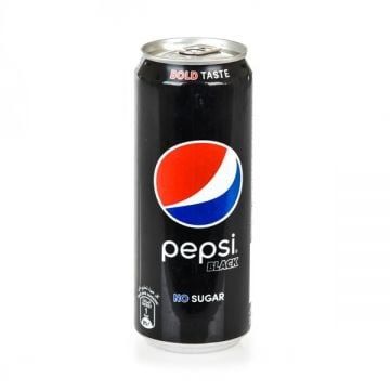 Pepsi Zero Sugar Black Can 330Ml, 24 Pieces Per Carton